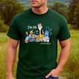 I'm Ok Lunch Lady Life Cafeteria Crew Teacher Women Men's Casual T-Shirt Forest