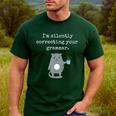 I'm Silently Correcting Your Grammar Sarcastic Teacher For Men Women Kids Men's Casual T-Shirt Forest