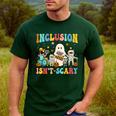 Inclusion Isn't Scary SLP Halloween Sped Teacher Therapy Men's Casual T-Shirt Forest Inclusion Isn't Scary SLP Halloween Sped Teacher Therapy Men's Casual T-Shirt Forest