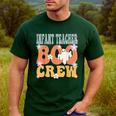 Infant Teacher Boo Crew Ghost Groovy Halloween For Women Men's Casual T-Shirt Forest Infant Teacher Boo Crew Ghost Groovy Halloween For Women Men's Casual T-Shirt Forest