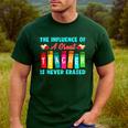 THE INFLUENCE OF A GREAT TEACHER IS NEVER ERASED Teaching For Men Women Girls Kids Men's Casual T-Shirt Forest