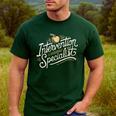 Intervention Teacher Intervention Specialist Men's Casual T-Shirt Forest Intervention Teacher Intervention Specialist Men's Casual T-Shirt Forest