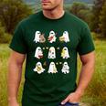 It's A Bootiful Day To Make Music Ghost Teacher Men's Casual T-Shirt Forest