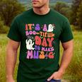 It's a Bootiful Day To Make Music Halloween Music Teacher Men's Casual T-Shirt Forest