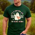 It's A Bootiful Day To Make Music Teacher Musician Halloween For Men Women Kids Men's Casual T-Shirt Forest It's A Bootiful Day To Make Music Teacher Musician Halloween For Men Women Kids Men's Casual T-Shirt Forest
