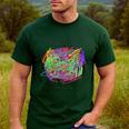 It's Fine Everything Is Fine I'm Fine Pre K Teacher Life For Men Women Girls Kids Men's Casual T-Shirt Forest