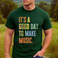 It's A Good Day To Make Music Music Lover Teacher Men's Casual T-Shirt Forest