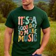 It's A Good Day To Make Music Musician Band Music Teacher Men's Casual T-Shirt Forest It's A Good Day To Make Music Musician Band Music Teacher Men's Casual T-Shirt Forest