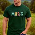 It's A Good Day To Make Music Musician Music Teacher Men's Casual T-Shirt Forest
