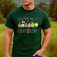 It's Ok To Be Different Apple Teacher Autism Awareness Men's Casual T-Shirt Forest It's Ok To Be Different Apple Teacher Autism Awareness Men's Casual T-Shirt Forest