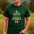 I Just Like To Teach Teaching My Favorite Christmas Teacher Men's Casual T-Shirt Forest I Just Like To Teach Teaching My Favorite Christmas Teacher Men's Casual T-Shirt Forest