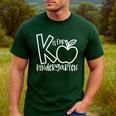 K Is For Kindergarten Kindergarten Teacher Men Women Girls Kids Men's Casual T-Shirt Forest