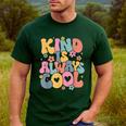 Kind Is Always Cool Groovy Teacher Be Kind Kindness Matters Men's Casual T-Shirt Forest Kind Is Always Cool Groovy Teacher Be Kind Kindness Matters Men's Casual T-Shirt Forest