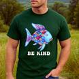 Be Kind Rainbow Fish Teacher Life Teaching Back To School Men's Casual T-Shirt Forest Be Kind Rainbow Fish Teacher Life Teaching Back To School Men's Casual T-Shirt Forest