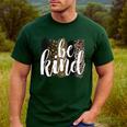 Be Kind Women Inspirational Teacher Animal Print Men's Casual T-Shirt Forest Be Kind Women Inspirational Teacher Animal Print Men's Casual T-Shirt Forest