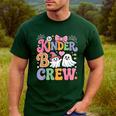 Kinder Boo Crew Kindergarten Teacher Student Halloween Men's Casual T-Shirt Forest