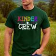 Kinder Crew Kindergarten Teacher 1st Day Of School Men's Casual T-Shirt Forest