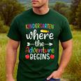 Kindergarten Where The Adventure Begins Shirt Children's Teacher Men's Casual T-Shirt Forest Kindergarten Where The Adventure Begins Shirt Children's Teacher Men's Casual T-Shirt Forest