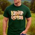 Kindergarten Teacher Fall Pumpkin Autumn Cute Men's Casual T-Shirt Forest Kindergarten Teacher Fall Pumpkin Autumn Cute Men's Casual T-Shirt Forest