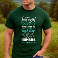 Kindergarten Teacher Shirt Humor Preschool Teacher Men's Casual T-Shirt Forest