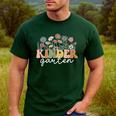 Kindergarten Teacher Wildflower Back To School Floral Outfit Men Women Men's Casual T-Shirt Forest Kindergarten Teacher Wildflower Back To School Floral Outfit Men Women Men's Casual T-Shirt Forest