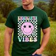 Kindergarten Vibes First Day Of School Kindergarten Teacher Men's Casual T-Shirt Forest Kindergarten Vibes First Day Of School Kindergarten Teacher Men's Casual T-Shirt Forest