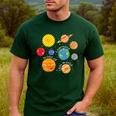 Learning Is Out Of This World Science Teacher Planets Men's Casual T-Shirt Forest Learning Is Out Of This World Science Teacher Planets Men's Casual T-Shirt Forest