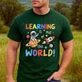 Learning Is Out Of This World Space Back To School Teacher Men's Casual T-Shirt Forest Learning Is Out Of This World Space Back To School Teacher Men's Casual T-Shirt Forest