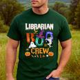 Librarian Boo Crew Teacher Student Halloween Costume Men's Casual T-Shirt Forest Librarian Boo Crew Teacher Student Halloween Costume Men's Casual T-Shirt Forest