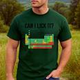 Can I Lick It Periodic Table Chart Science Teacher Men's Casual T-Shirt Forest