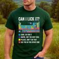 Can I Lick It Periodic Table Of Elements Science Teacher Men's Casual T-Shirt Forest Can I Lick It Periodic Table Of Elements Science Teacher Men's Casual T-Shirt Forest