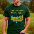 Can I Lick It Periodic Table Science Teacher Student Premium Tri-Blend Men's Casual T-Shirt Forest Can I Lick It Periodic Table Science Teacher Student Premium Tri-Blend Men's Casual T-Shirt Forest