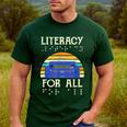 Literacy For All Visually Impaired Braille Teacher The Blind Men's Casual T-Shirt Forest Literacy For All Visually Impaired Braille Teacher The Blind Men's Casual T-Shirt Forest