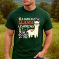 Llama Learning T Shirt Teachers Students Alpaca Lovers Men's Casual T-Shirt Forest Llama Learning T Shirt Teachers Students Alpaca Lovers Men's Casual T-Shirt Forest