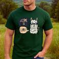 Llama Shirt English Teacher School Student ESL Joke Men's Casual T-Shirt Forest Llama Shirt English Teacher School Student ESL Joke Men's Casual T-Shirt Forest