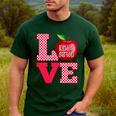 Love Kindergarten Cute Apple School Teacher Men's Casual T-Shirt Forest Love Kindergarten Cute Apple School Teacher Men's Casual T-Shirt Forest
