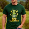 Mad Scientist Kids Youth Adult Science Teacher Chemistry Men's Casual T-Shirt Forest