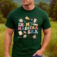 In My Maestra Era Spanish Bilingual Teacher First Day Men's Casual T-Shirt Forest