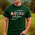 Maestra Fabulosa Maestra De EspañOl Spanish Teacher Men's Casual T-Shirt Forest Maestra Fabulosa Maestra De EspañOl Spanish Teacher Men's Casual T-Shirt Forest