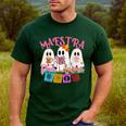 Maestra Pantasmas Conchas Teacher Mexican Halloween Men's Casual T-Shirt Forest Maestra Pantasmas Conchas Teacher Mexican Halloween Men's Casual T-Shirt Forest
