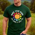 Make Your Mark For a International Dot Day Teacher Dot Lover Men's Casual T-Shirt Forest Make Your Mark For a International Dot Day Teacher Dot Lover Men's Casual T-Shirt Forest