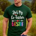 Matching Co-Teacher Best Friend She's My Bestie Work Team Men's Casual T-Shirt Forest Matching Co-Teacher Best Friend She's My Bestie Work Team Men's Casual T-Shirt Forest
