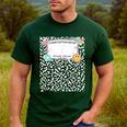 Matching Group Halloween Teacher Composition Book Notebook Men's Casual T-Shirt Forest Matching Group Halloween Teacher Composition Book Notebook Men's Casual T-Shirt Forest