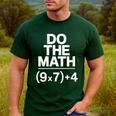 Do The Math Equation Thanksgiving Teacher 67 Six Seven 6 7 Men's Casual T-Shirt Forest Do The Math Equation Thanksgiving Teacher 67 Six Seven 6 7 Men's Casual T-Shirt Forest