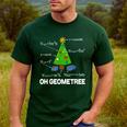 Math Geometry Christmas Tree Geometree Teacher Men's Casual T-Shirt Forest Math Geometry Christmas Tree Geometree Teacher Men's Casual T-Shirt Forest