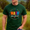 Math Interventionist Teacher Coach Squad Mathematics STEM Men's Casual T-Shirt Forest Math Interventionist Teacher Coach Squad Mathematics STEM Men's Casual T-Shirt Forest