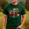 Math Language History Reading Science Music Teacher Men's Casual T-Shirt Forest