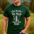 Do Math Not Magic Math Teacher Halloween Cat Witch Men's Casual T-Shirt Forest Do Math Not Magic Math Teacher Halloween Cat Witch Men's Casual T-Shirt Forest