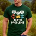 Math Problems Symbols Teacher Back To School Girl Boy Men's Casual T-Shirt Forest Math Problems Symbols Teacher Back To School Girl Boy Men's Casual T-Shirt Forest