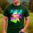 Math Is Radical Retro 80s Vintage Algebra Teacher Men's Casual T-Shirt Forest Math Is Radical Retro 80s Vintage Algebra Teacher Men's Casual T-Shirt Forest